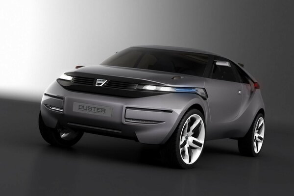 Berline concept gris métallisé