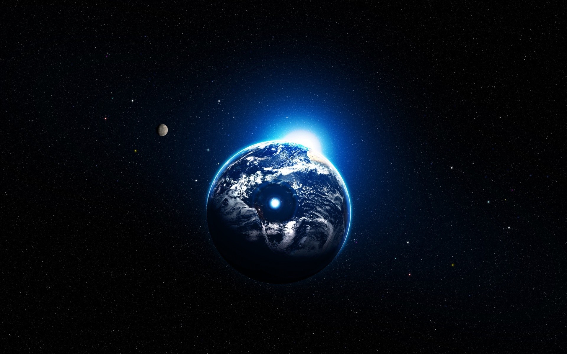 espace astronomie lune planète sphérique science astrologie sphère sombre lumière galaxie exploration espace résumé bureau éclipse atmosphère