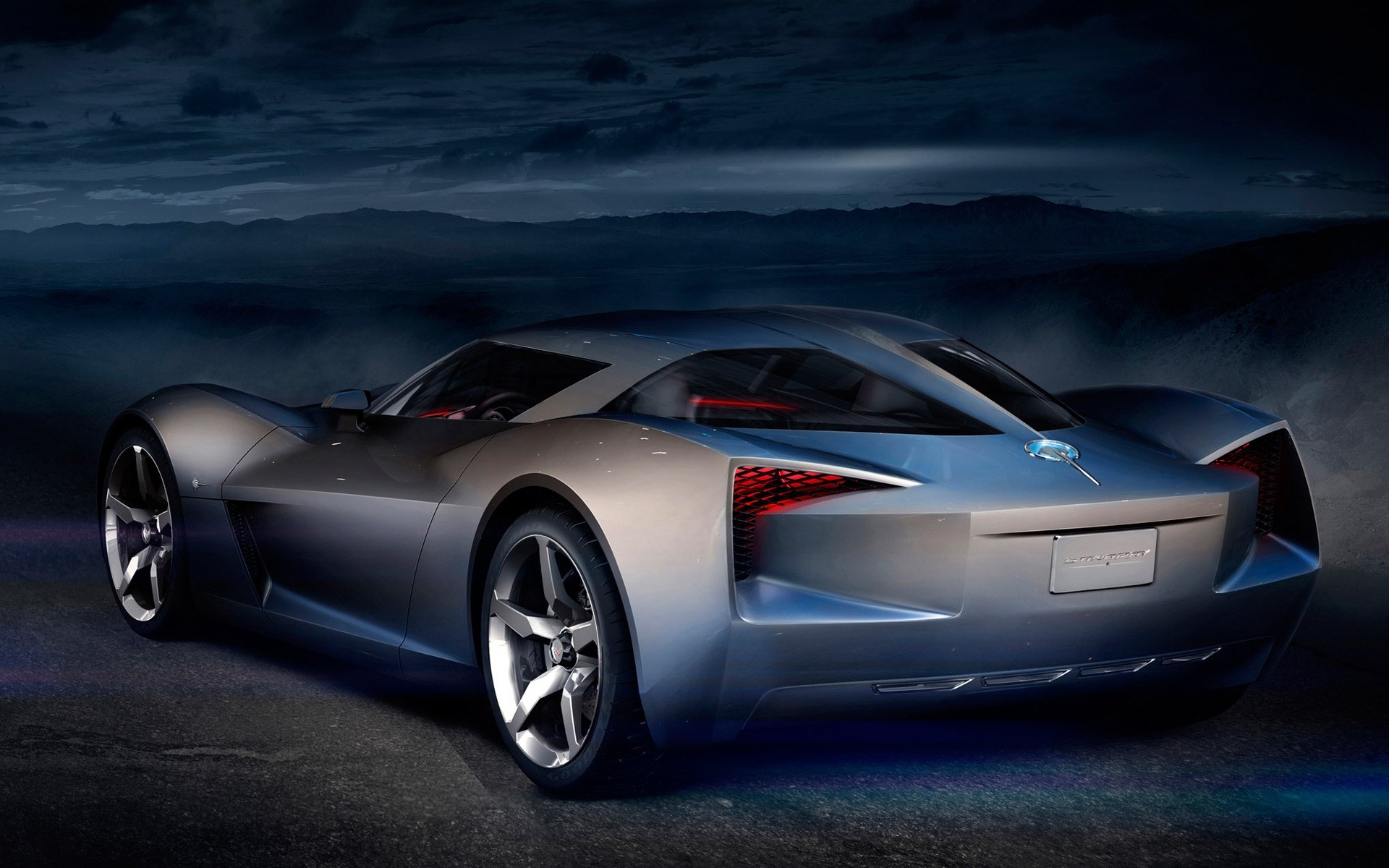 concept cars voiture voiture chernushka midi coupé asphalte rapide système de transport automobile trottoir roues berline dépêchez-vous chevrolet corvette stingray concept de corvette concept de voiture chevrolet