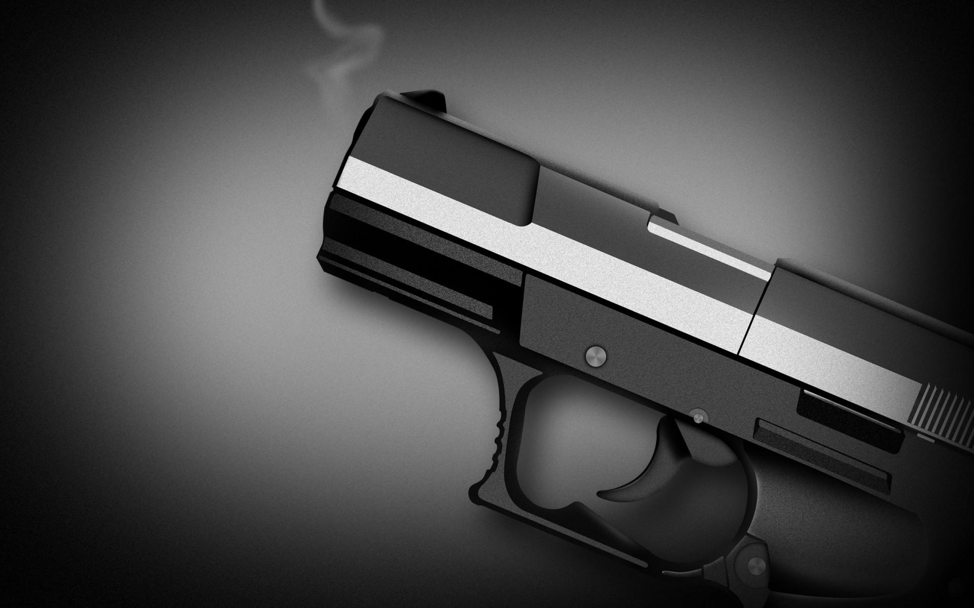 minimalisme pistolet arme pistolet crime monochrome force sécurité danger