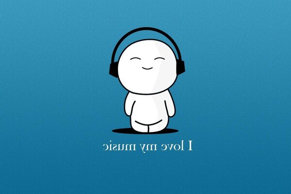 L homme écoute de la musique dans un casque