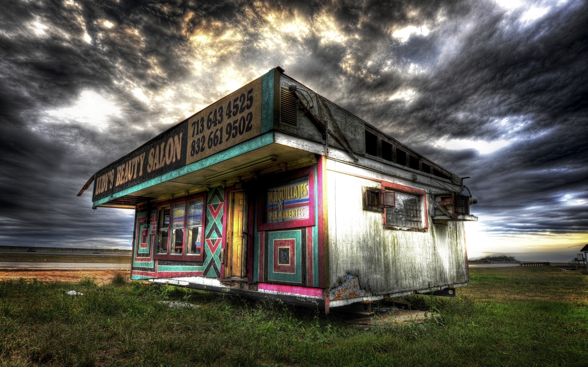 ciel paysage maison architecture nuages fond