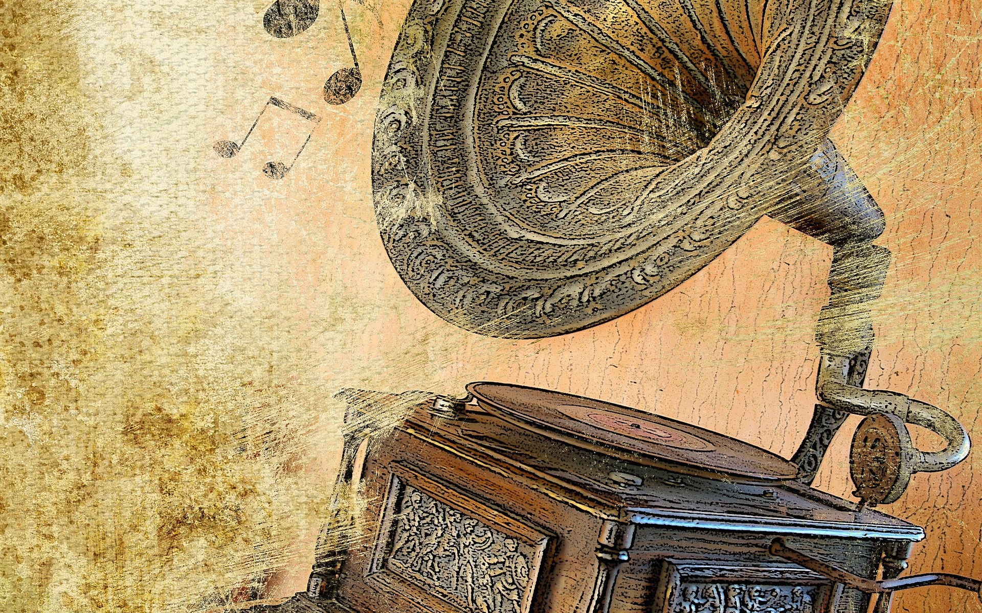 vieux art antique vintage rétro architecture musique instrument