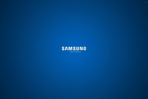 Logo Samsung sur fond Uni