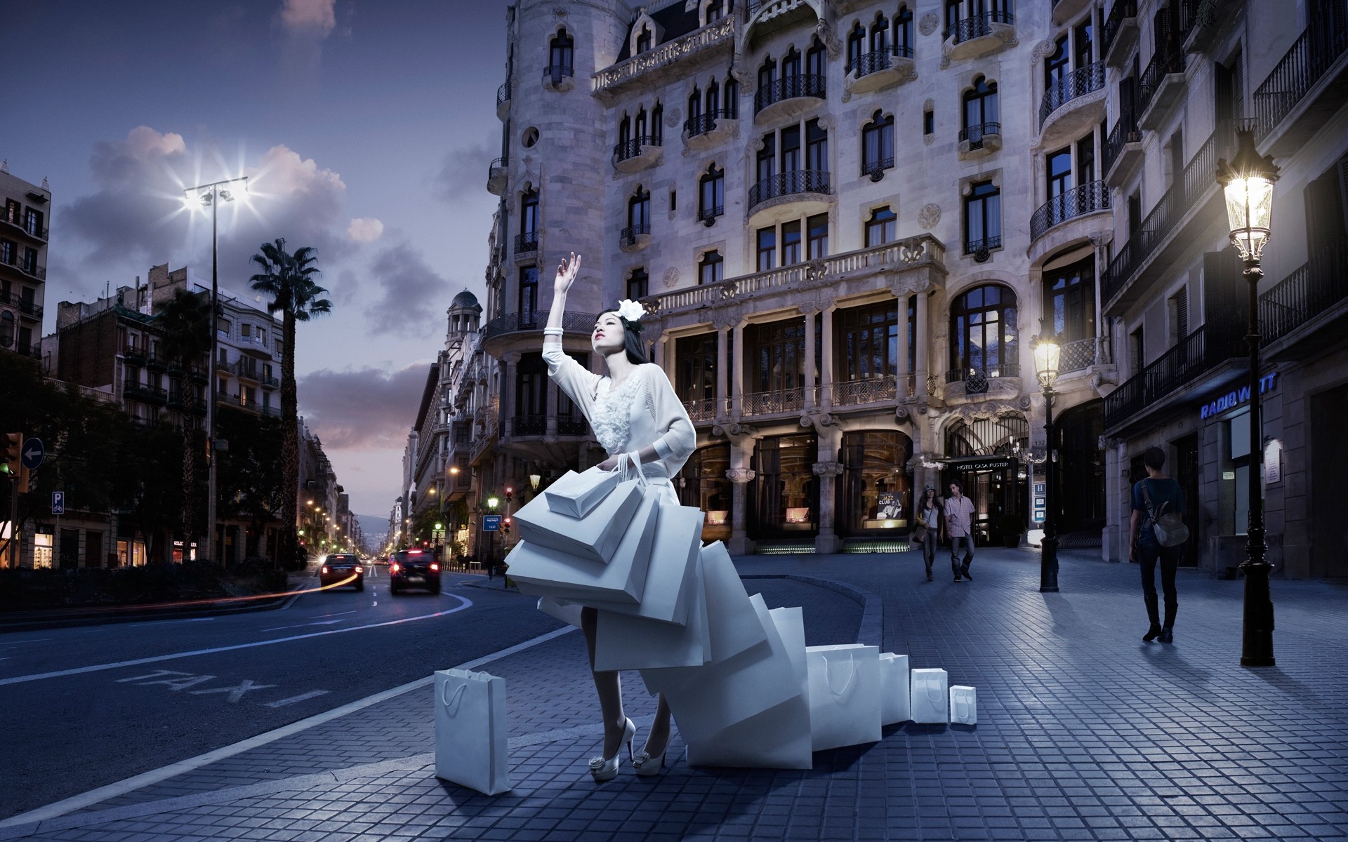 rue ville route voyage architecture maison urbain entreprise shopping fille