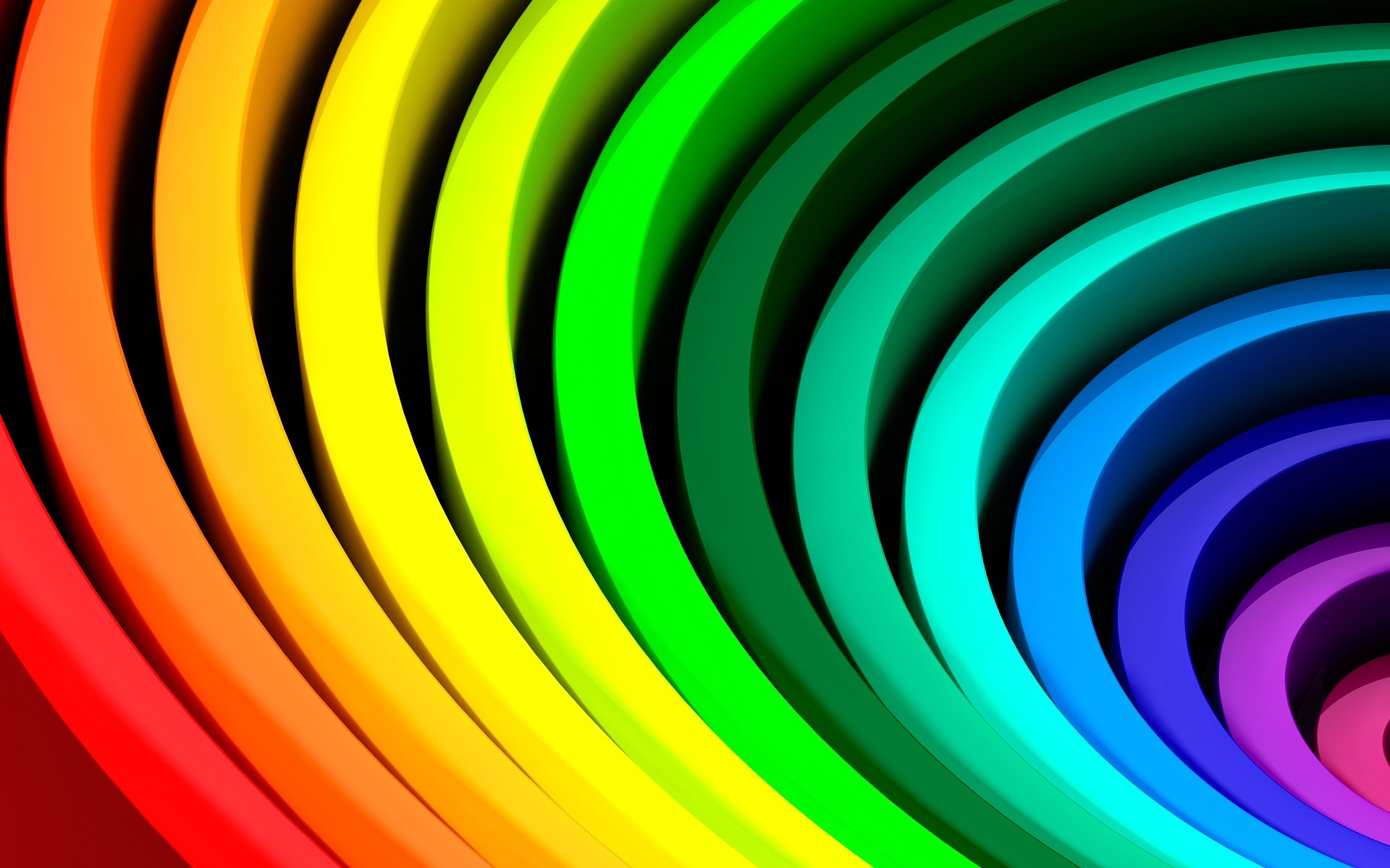 résumé spirale papier peint rond modèle forme conception art futuriste courbe lumière tourbillon fond géométrique texture couleur mouvement moderne ligne vert bleu jaune orange