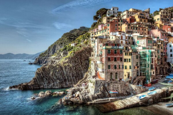 Voyage par la mer en Italie