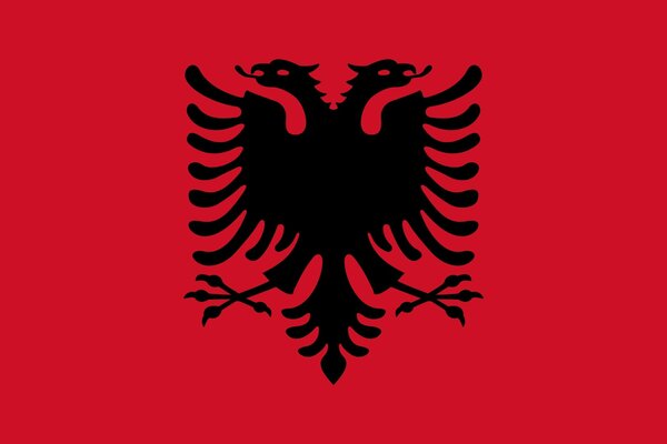 Drapeau National de l Albanie symbole