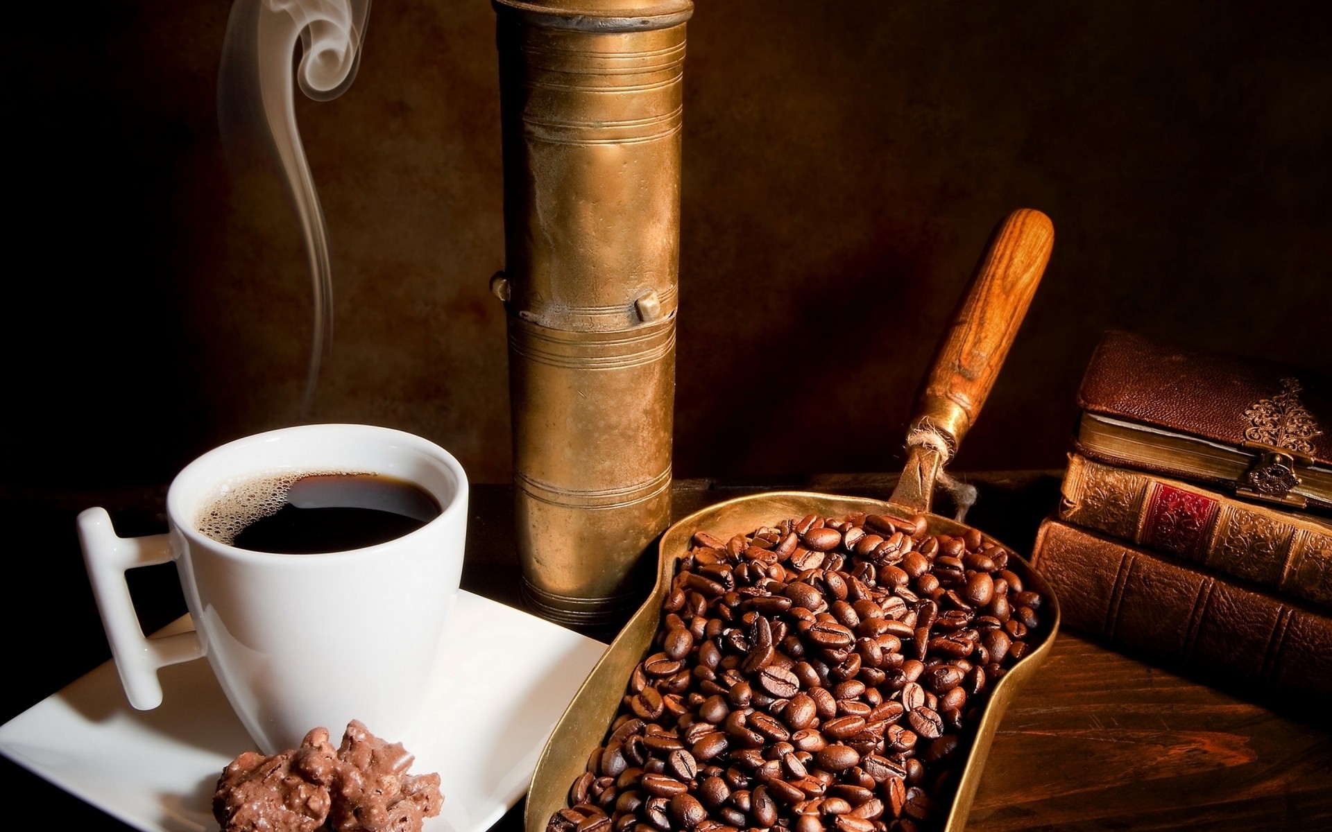 café boire caféine sombre espresso coupe bois alimentaire haricots petit déjeuner moka tasse parfum en bois aube cappuccino cannelle rustique chocolat graines fumée fond