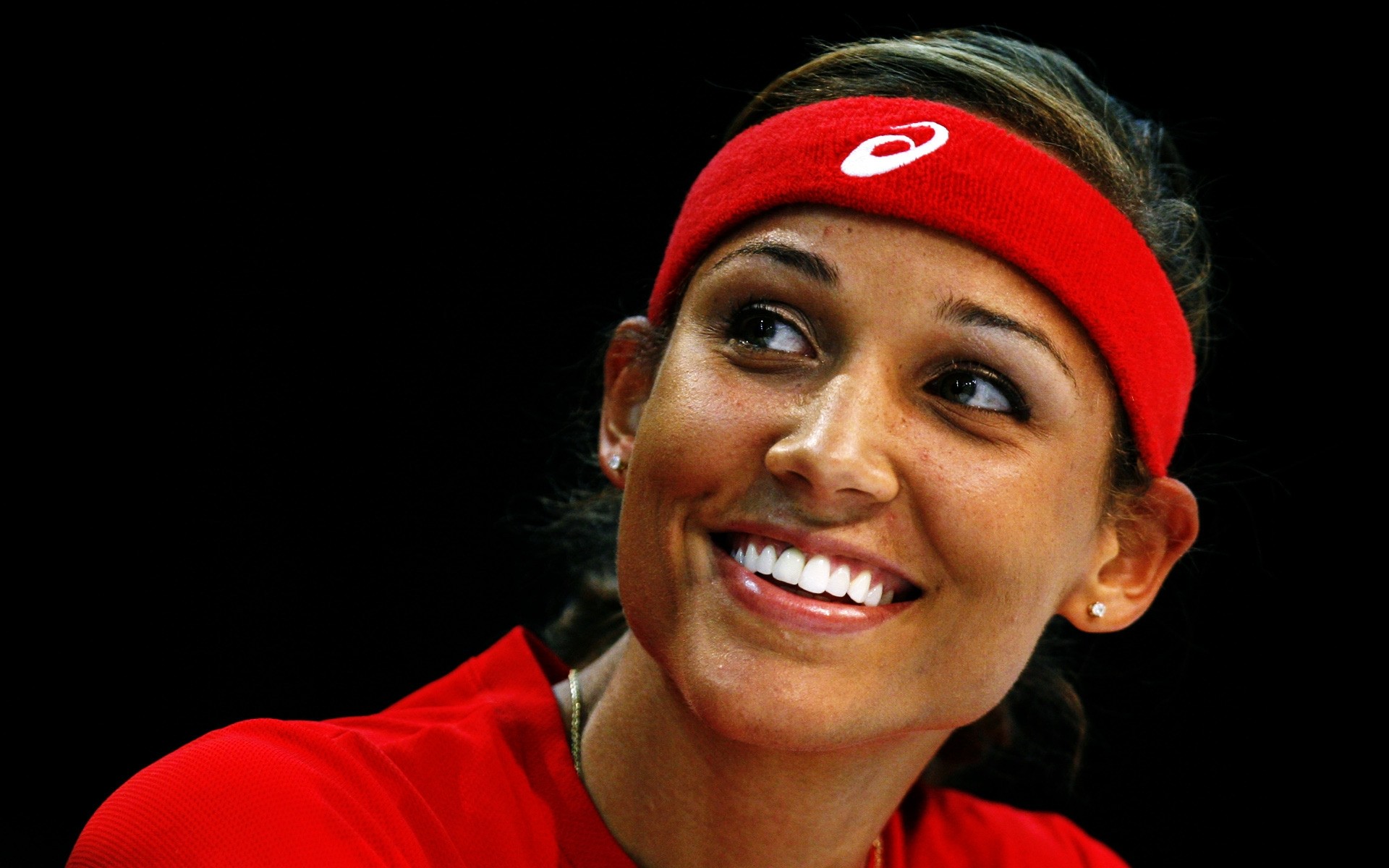 porter portrait un concours adulte femme expression faciale équipement de sport lori jones athlète de champ suivre l athlète