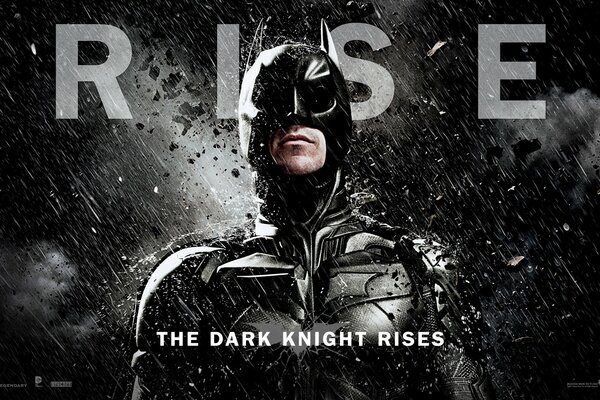 Le film The Dark Knight Revival. Batman gros plan