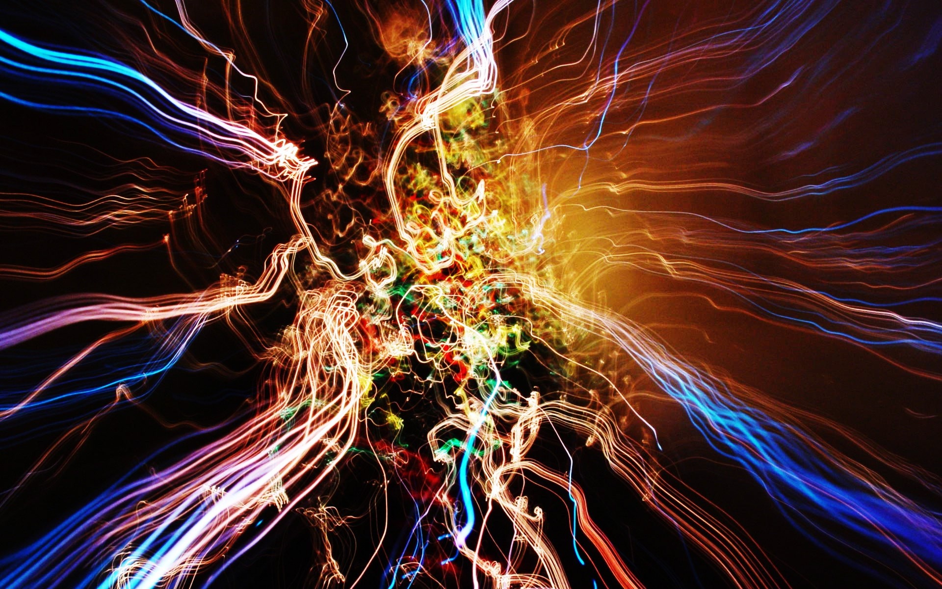 flamme énergie abstrait science surréaliste mouvement fantaisie lumineux lumière fond lumière