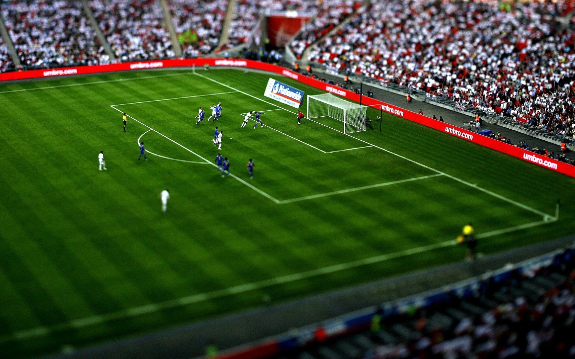 abstrait stade football football concurrence terrain jeu balle herbe match championnat but fan de sport sport jouer joueur coupe en plein air photo modifié jouet effet