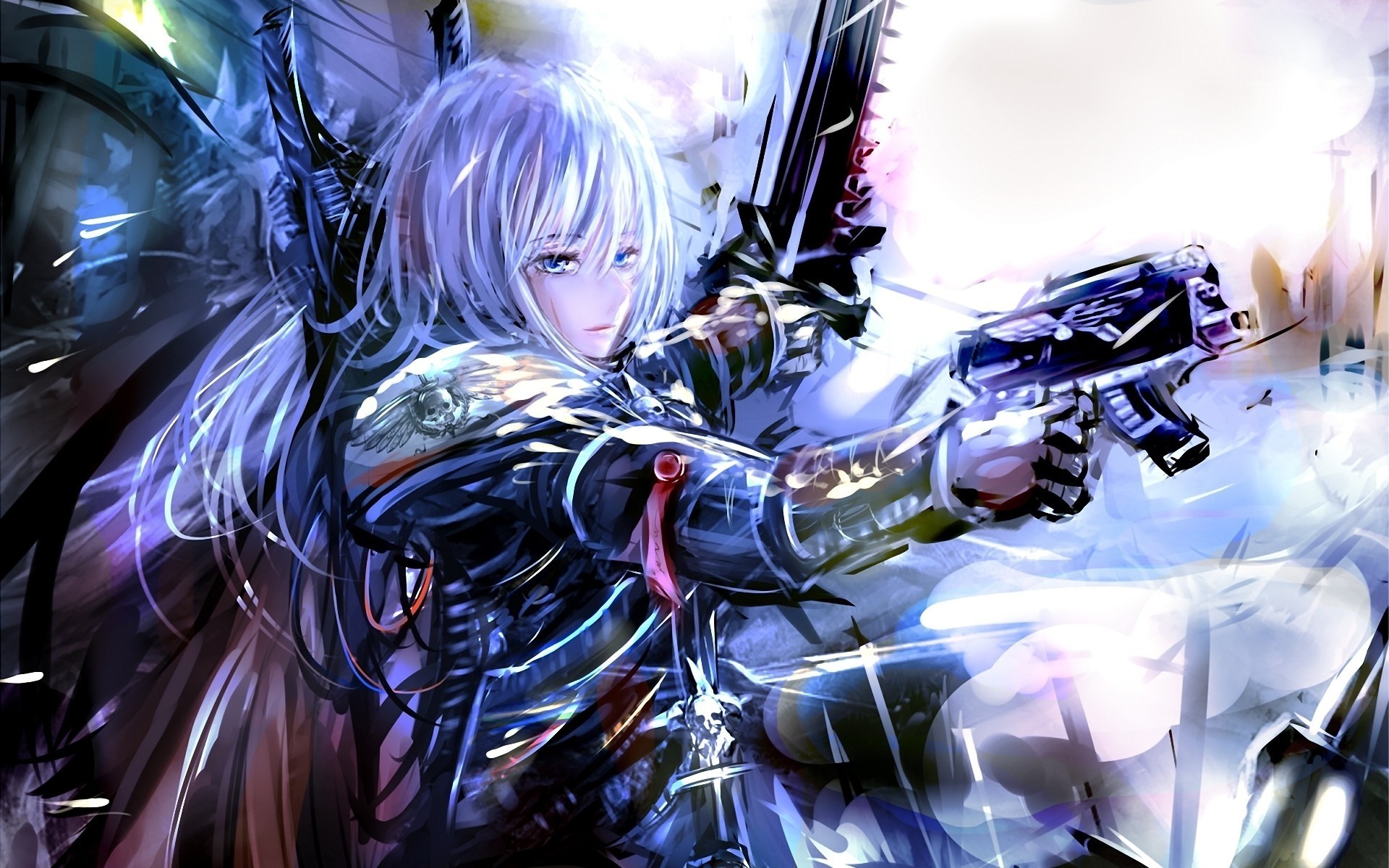 other games fille blonde armes équipement soeur de bataille