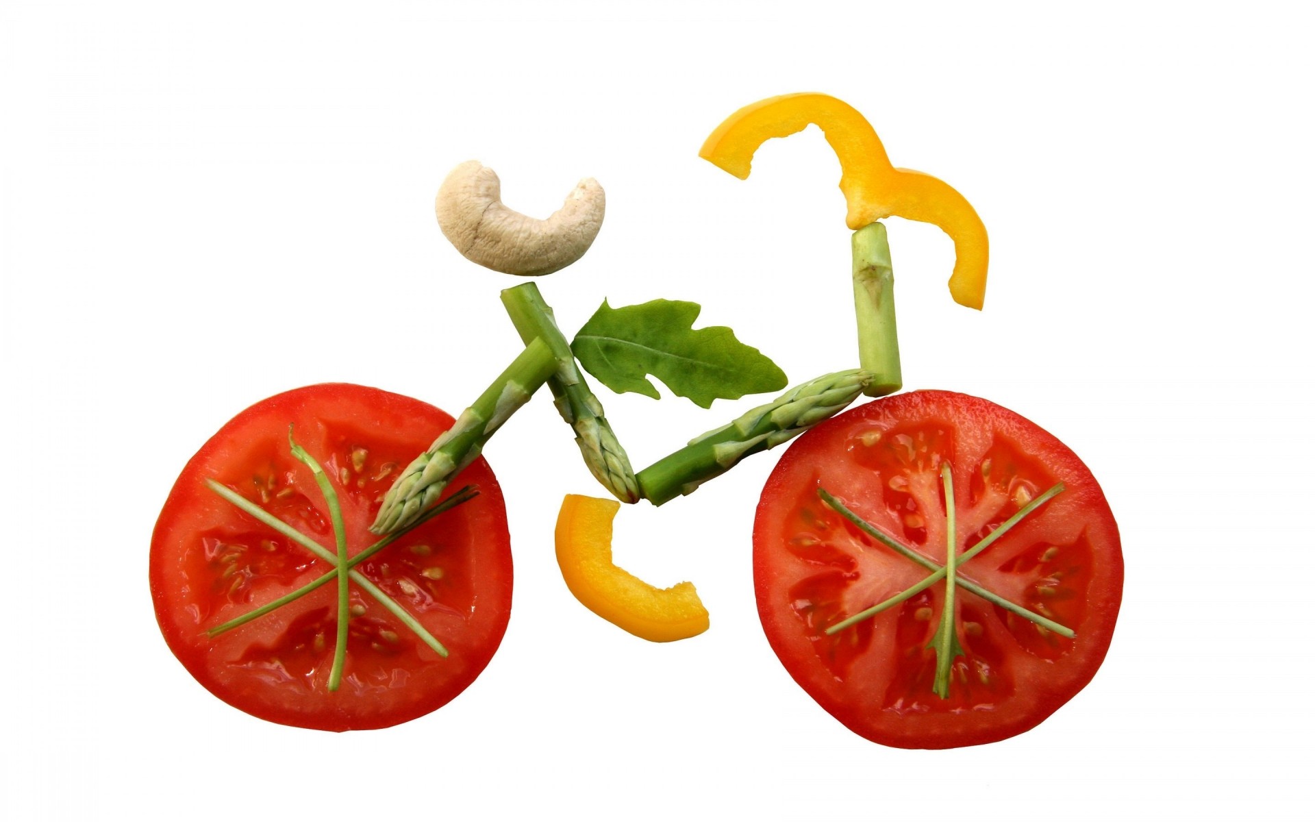 alimentaire en bonne santé légume alimentaire tomate cuisine santé isolé délicieux régime alimentaire juteux feuille fraîcheur vélo