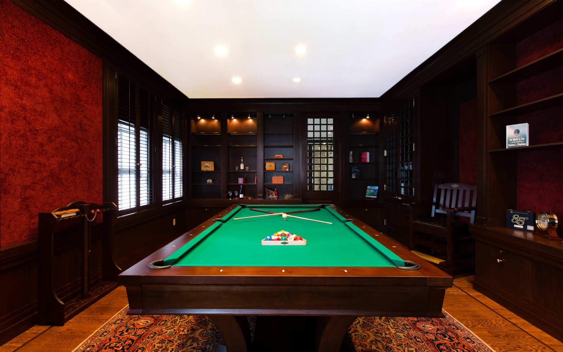 table intérieur meubles chambre jeu maison billard