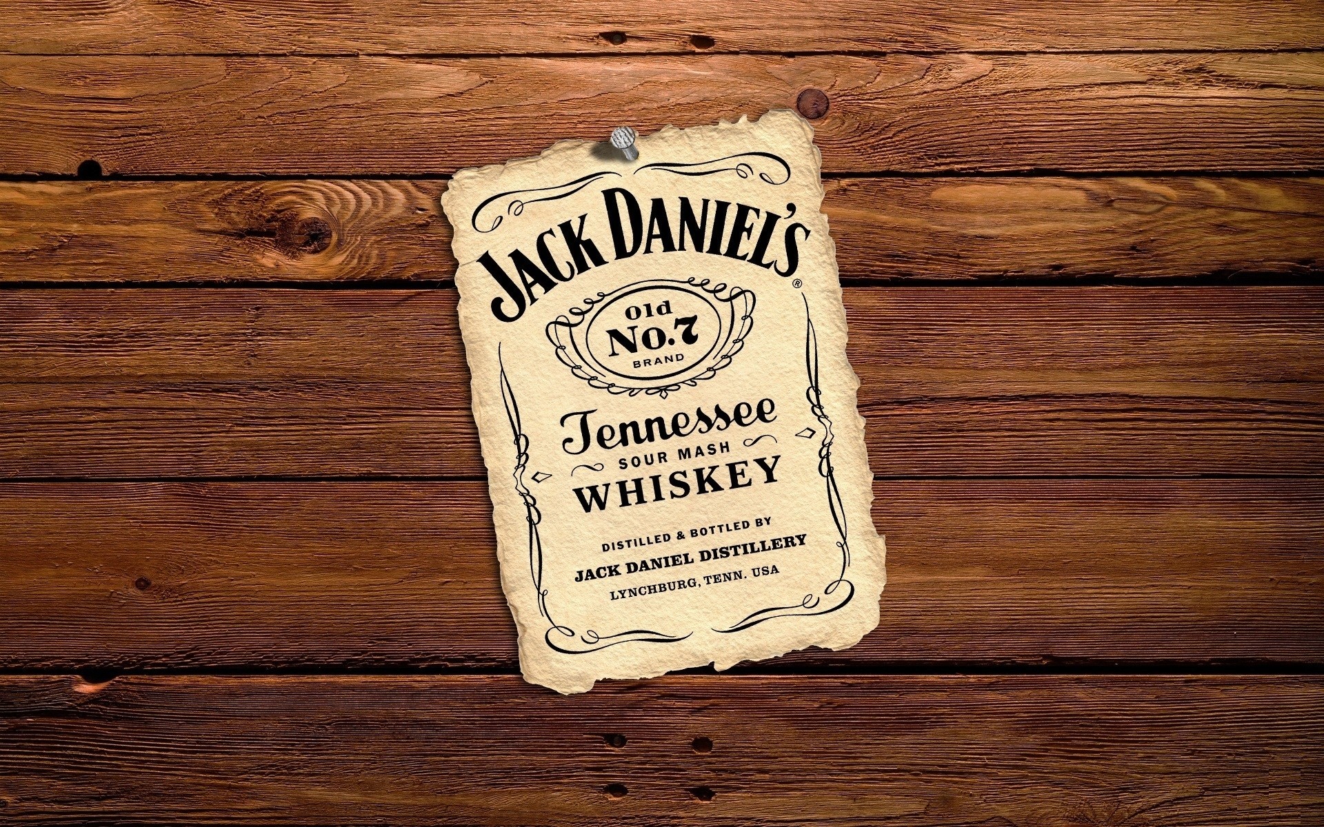 bois en bois rétro vintage vieux conseil rustique étiquette jack daniels