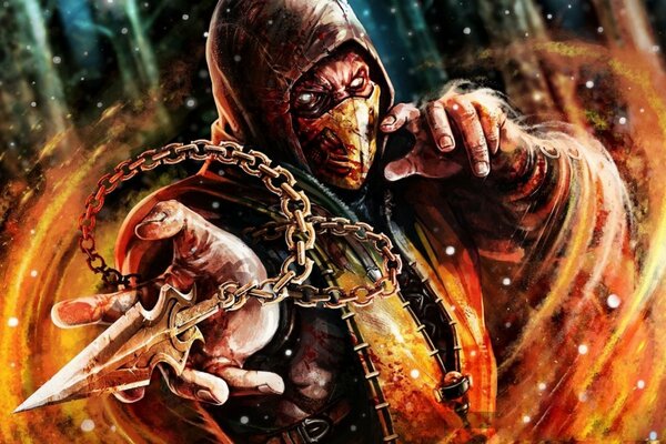Art Scorpion de Mortal Kombat