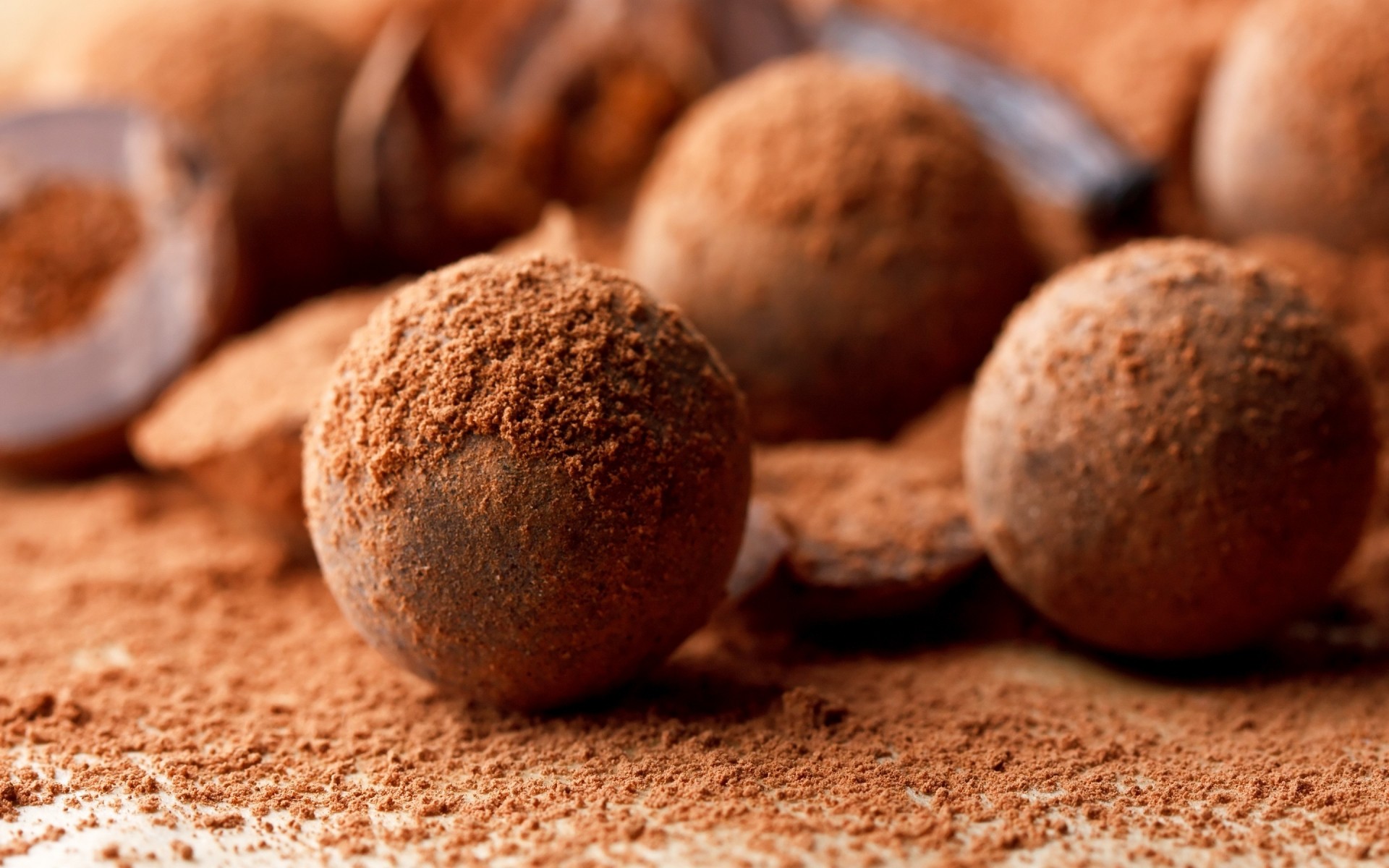 alimentaire chocolat délicieux ingrédients noix cuisine alimentaire bonbons goût sec sombre épices cannelle bois doux sucre santé café poudre truffes