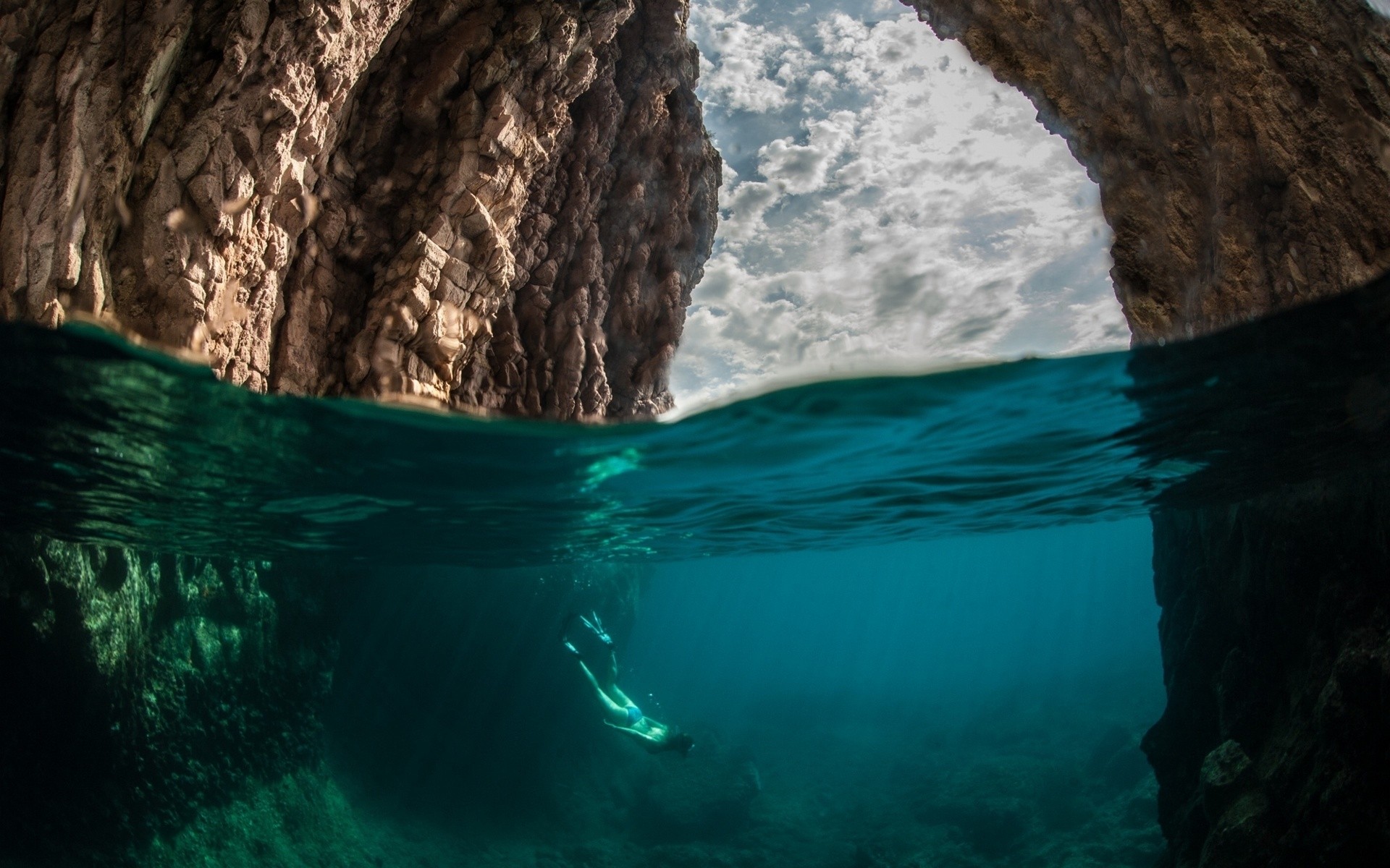eau voyage sous-marin océan mer nature à l extérieur grotte rock paysage