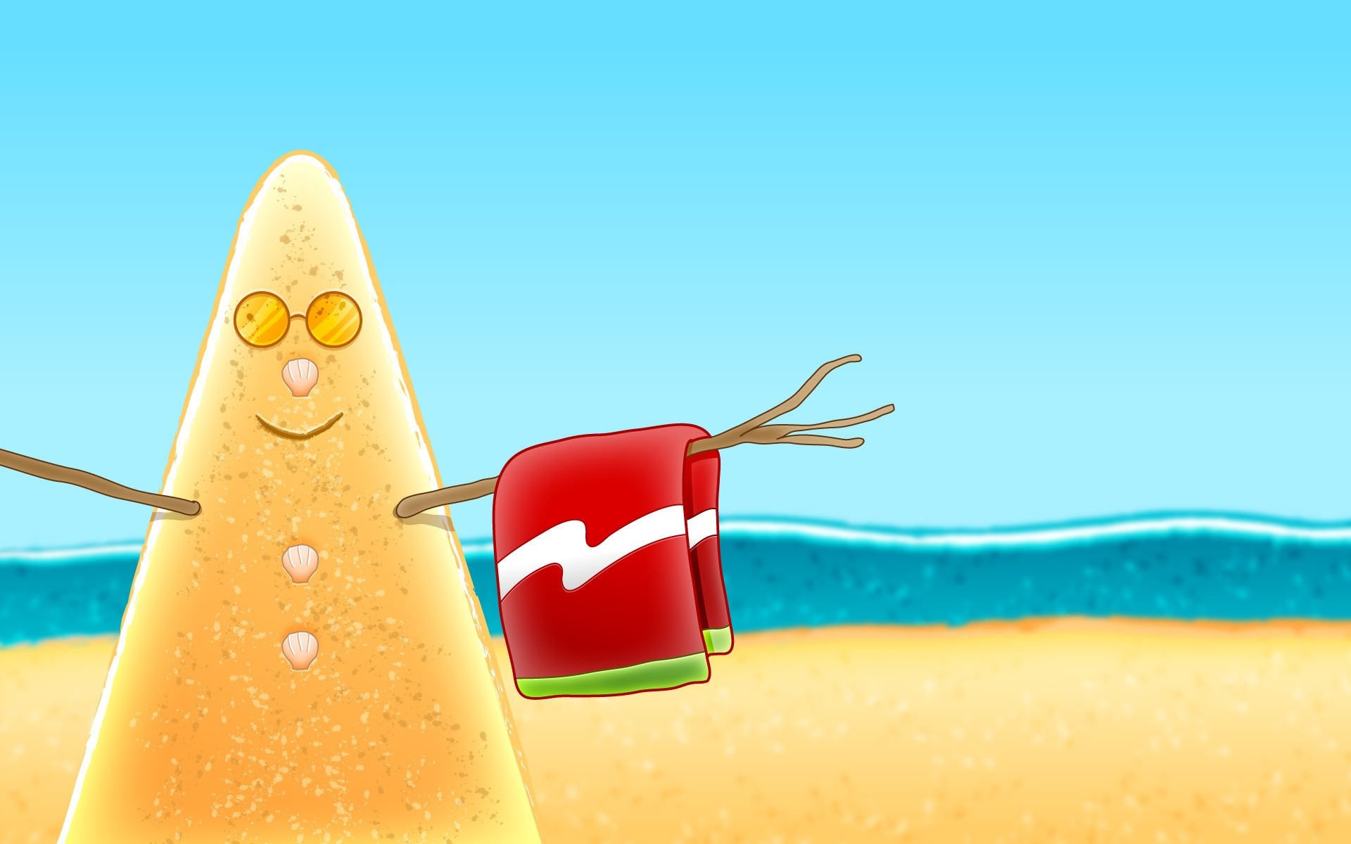 été voyage vacances ciel ensoleillé sourire plage