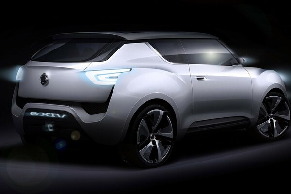 Ssangyong électronique XIV arrière concept
