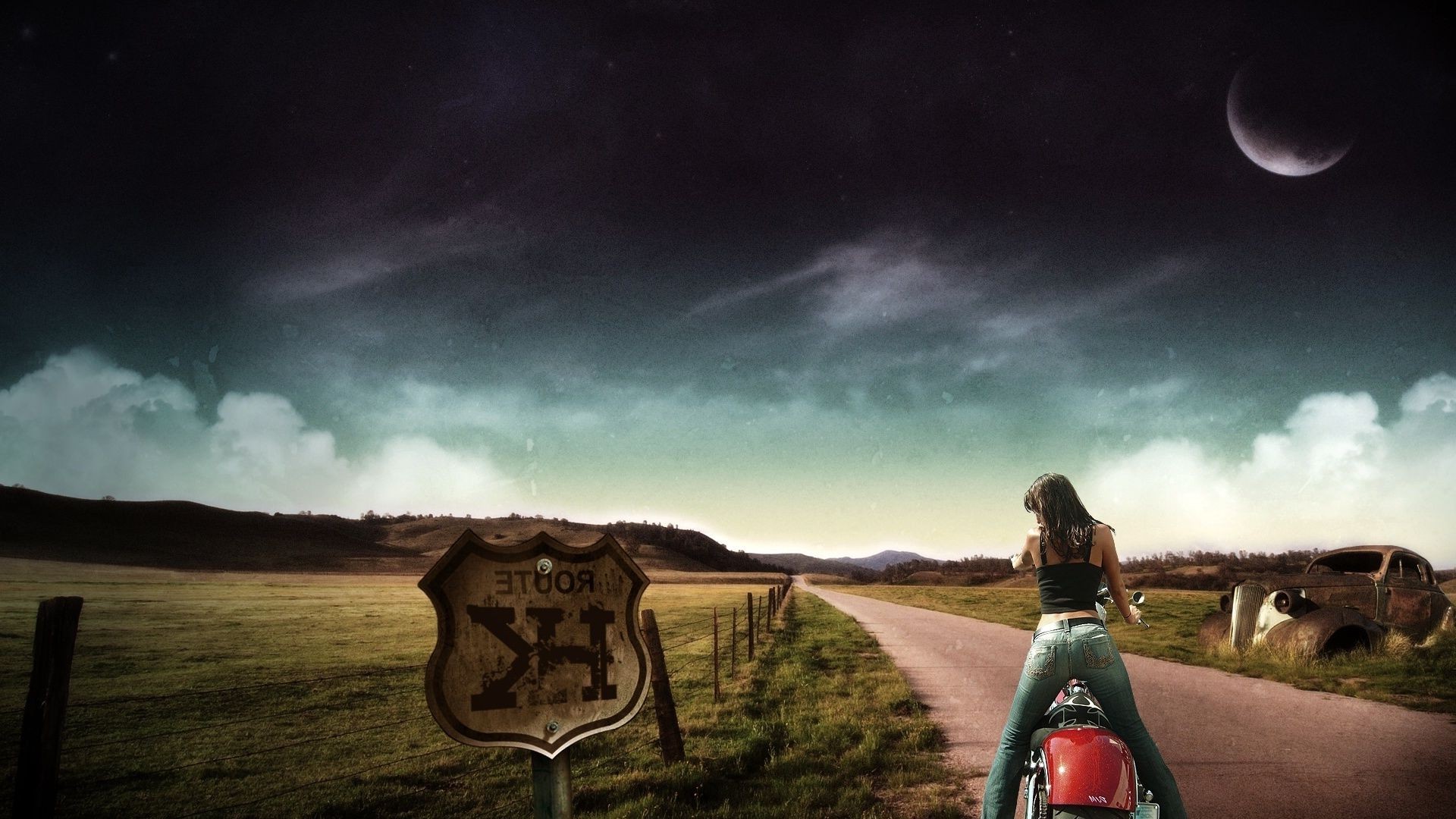 paysage coucher de soleil voyage ciel en plein air voiture route lumière du jour herbe tempête lumière système de transport aube terres cultivées campagne