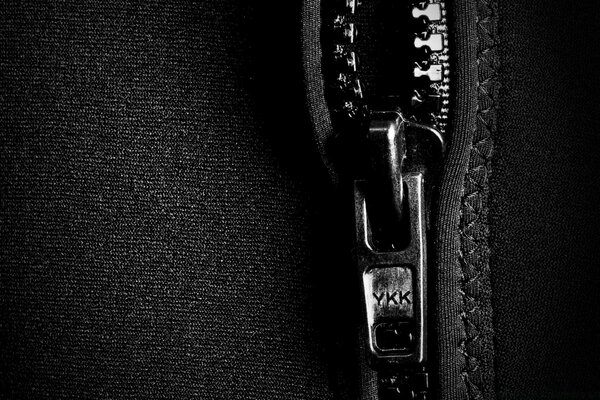 Fermeture à glissière en veste en cuir, fermeture en Jean