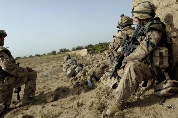 Forces spéciales de l armée en vacances photo