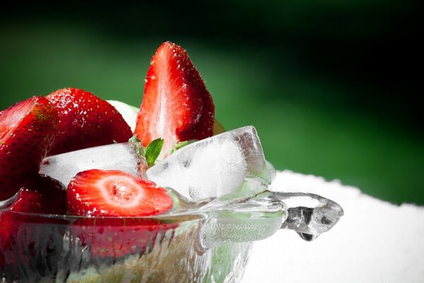 Aliments sucrés, baies-fraises