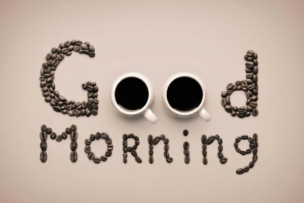 Bonjour les grains de café