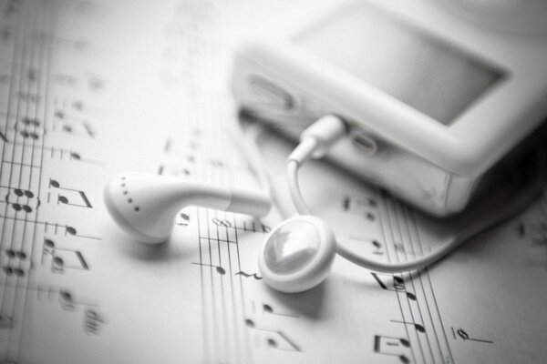 Écouteurs avec lecteur de musique