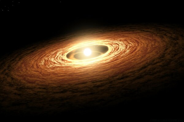 L entonnoir cosmique Aspire la planète