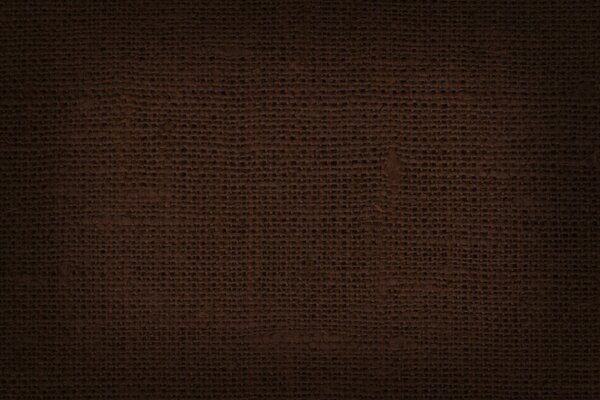 Tissu brun avec texture de toile