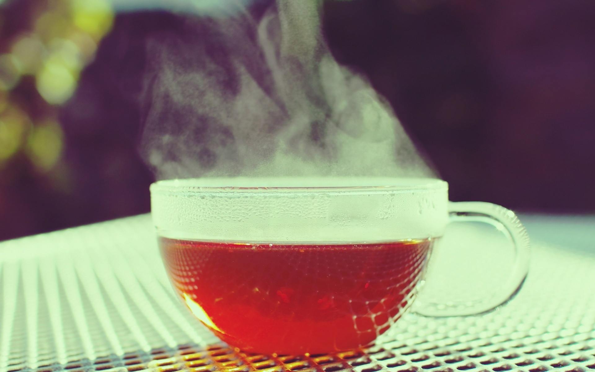 vintage thé boire tasse chaud verre alimentaire aube petit déjeuner liquide