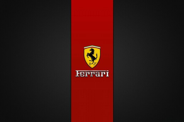 Conception graphique rétro Ferrari