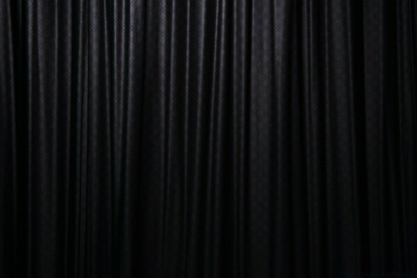 Tissu foncé rideau noir
