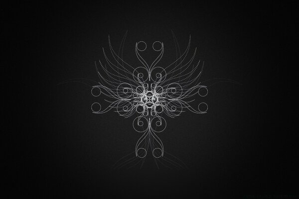 Illustration vectorielle de fond noir