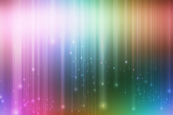 Pluie multicolore d étoiles de peinture floue