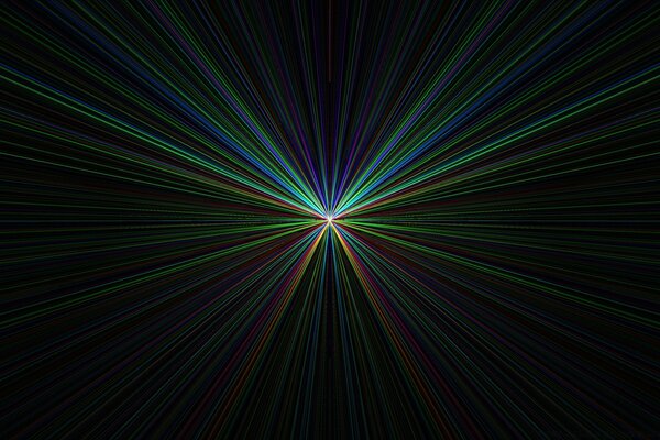 Flash lumineux étoile dans l espace