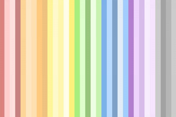 La géométrie est toujours à nos côtés. Couleurs fortes