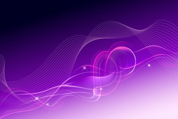 Conception de courbe lilas lumineuse