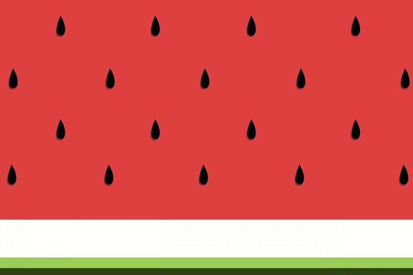 Beaucoup de points sur un fond rouge comme une fraise