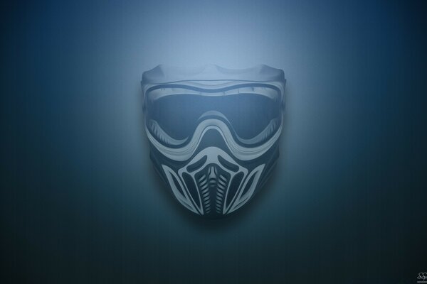 Image de masque graphique gris