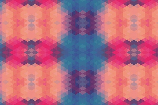 Motif géométrique lumineux