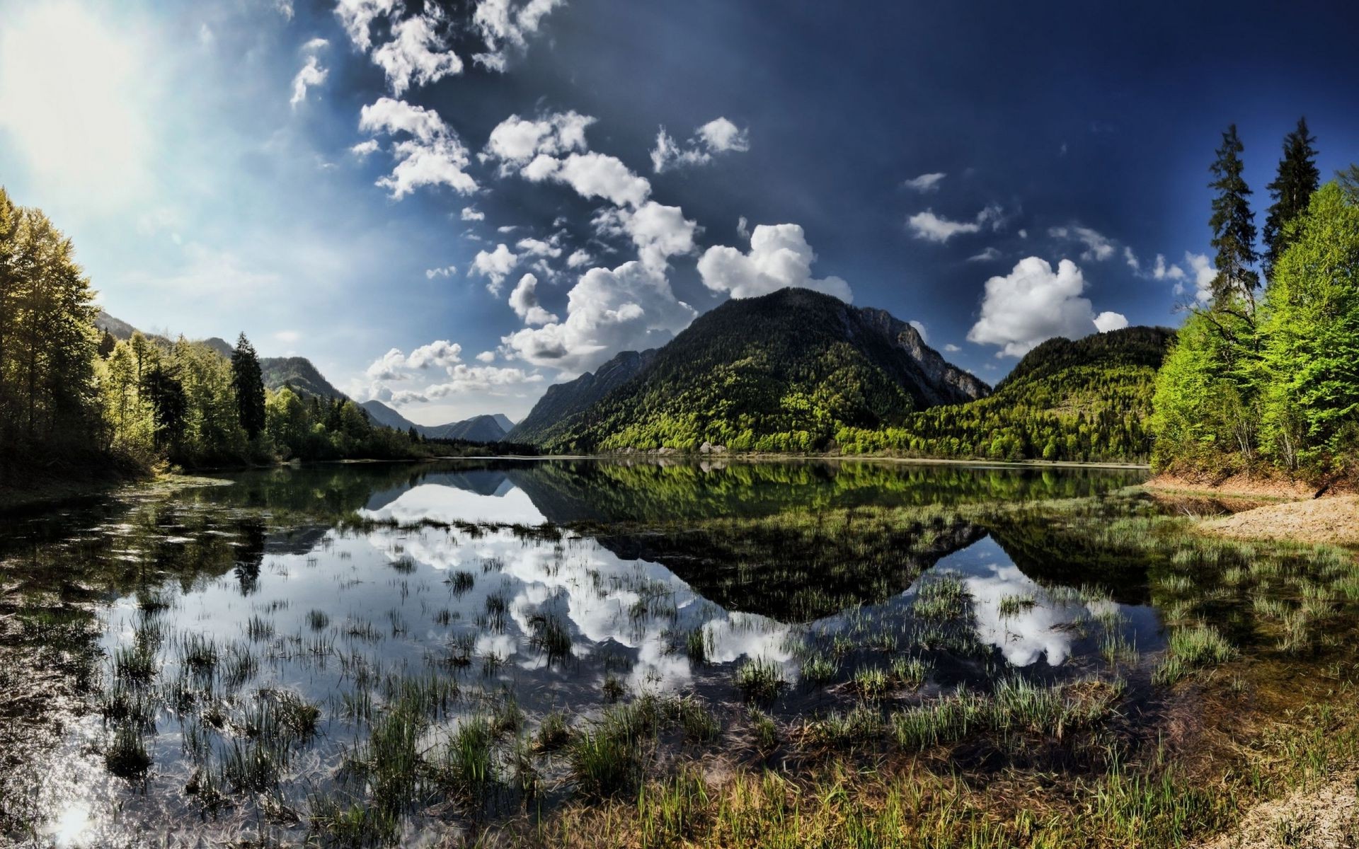 printemps montagnes paysage eau lac nature voyage neige réflexion ciel rivière scénique bois à l extérieur vallée bois