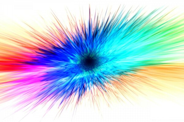 Éclat lumineux des couleurs de l arc-en-ciel