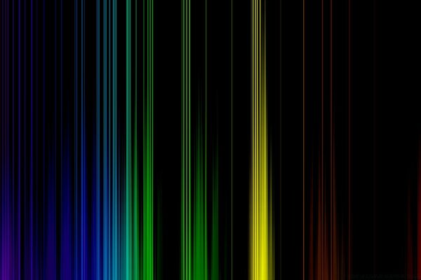 Couleurs vives sur le fond d écran, texture sur le bureau