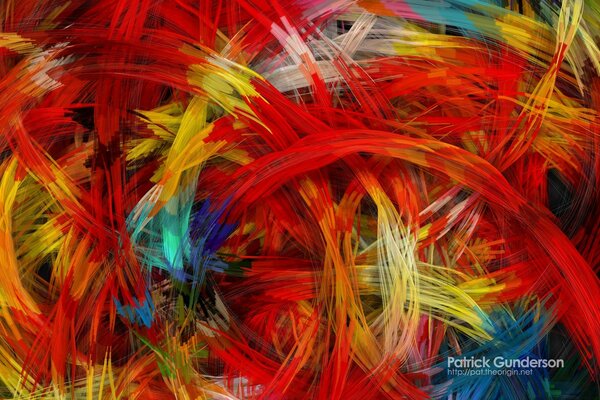 Plumes brillantes, multicolores et moelleuses