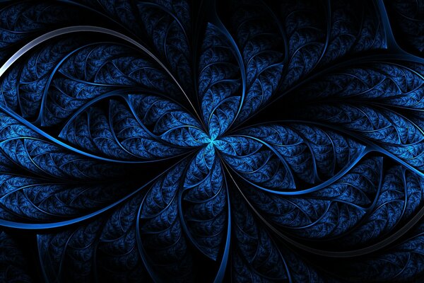 Modèle de dessin abstrait en spirale